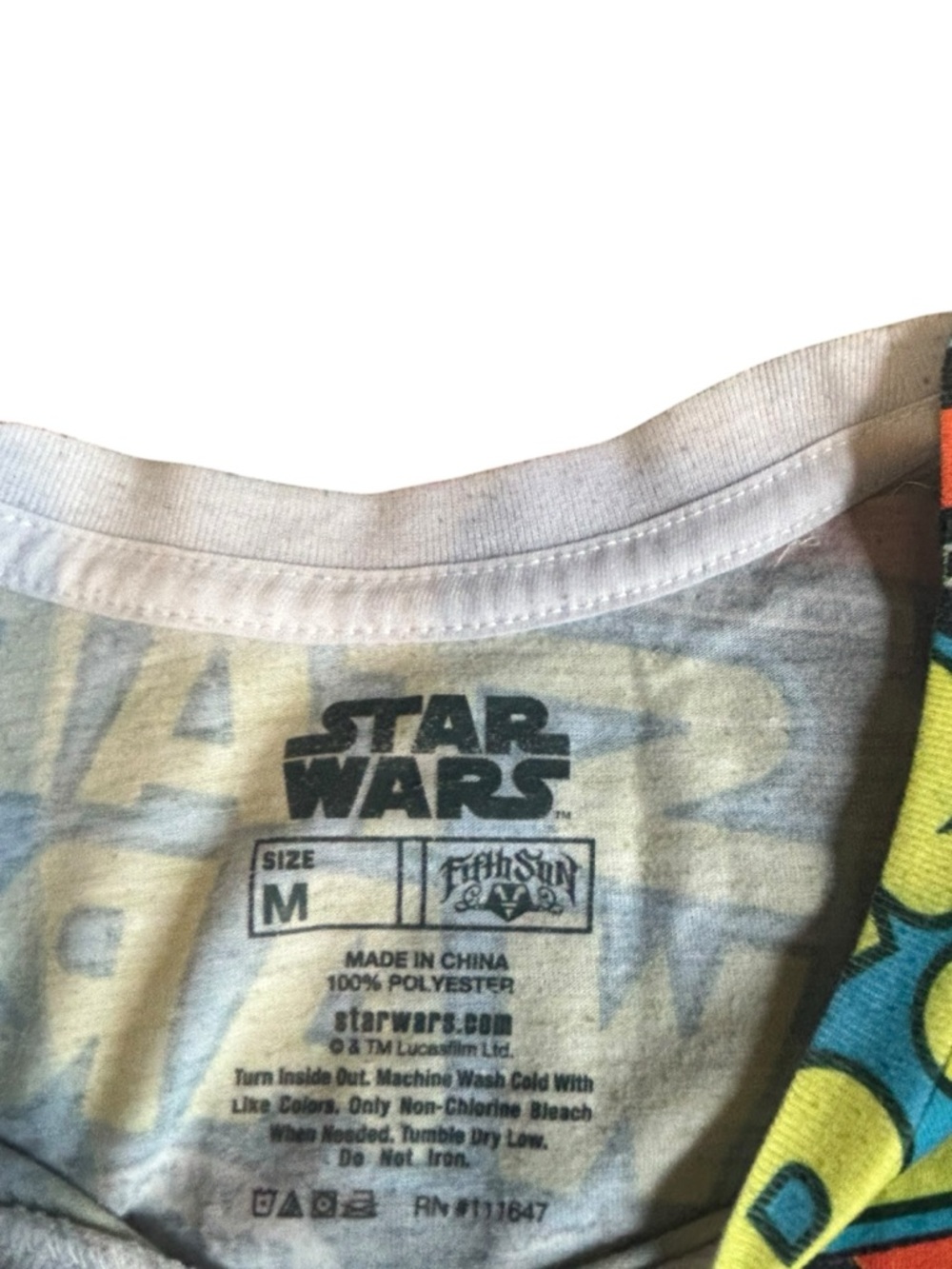 Star Wars Comic All Over Print Tee Mens M Fifth Sun Graphic Shirt - Picture 3 of 11